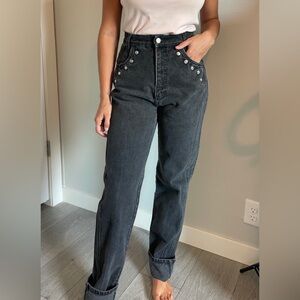 Rare Vintage Black Ropers with studs